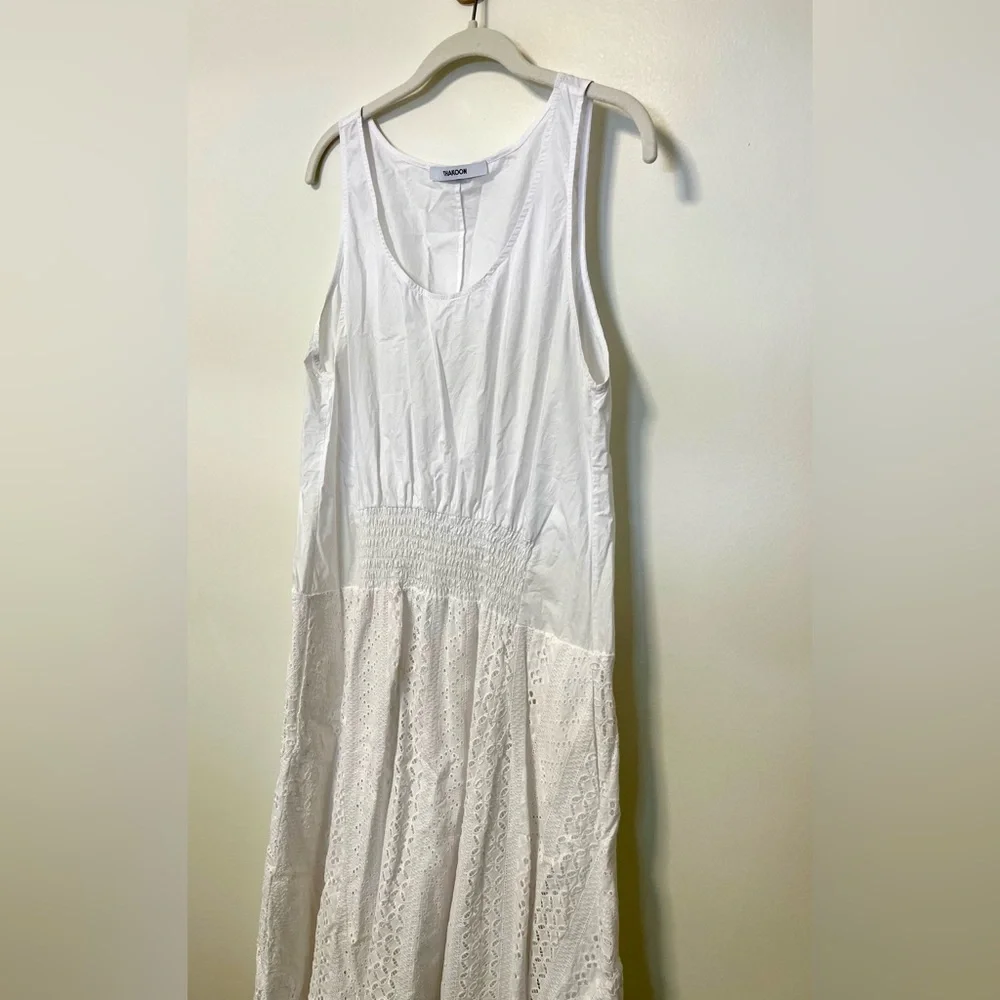 Thakoon Eyelet Trapeze Cotton Dress size 8